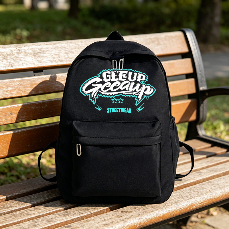 TEMU 1pc Street Graffiti Travel Backpack Unisex, Large Multi-pocket Daypack, Student School Bag Commute Work