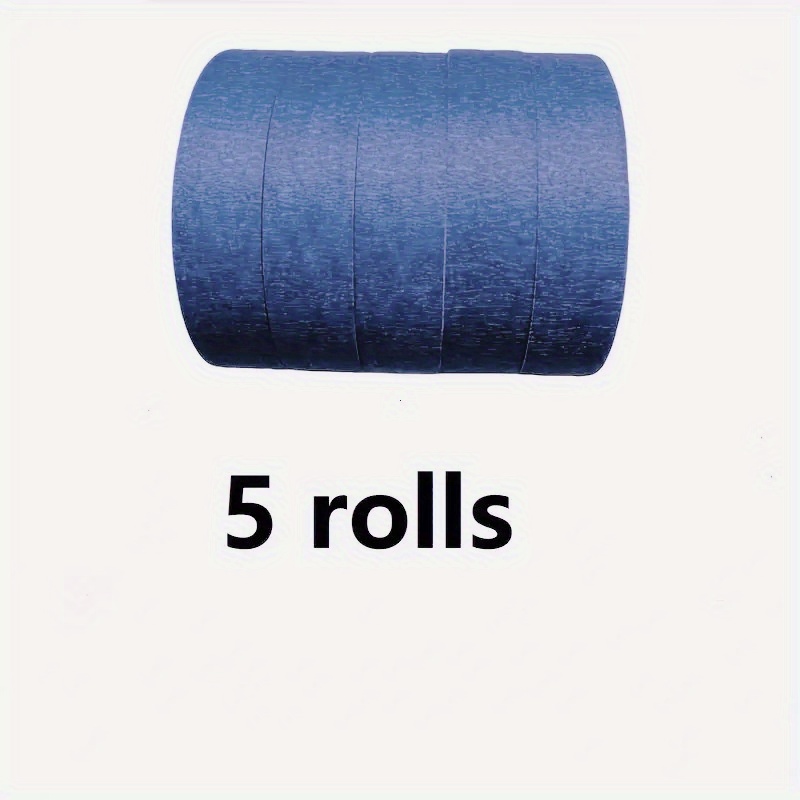 5 Rolls Of Blue Painter's Tape, Multi-surface Blue Masking Tape, Easy To Tear And Residue-free, Width 2cm, Total Length 10m