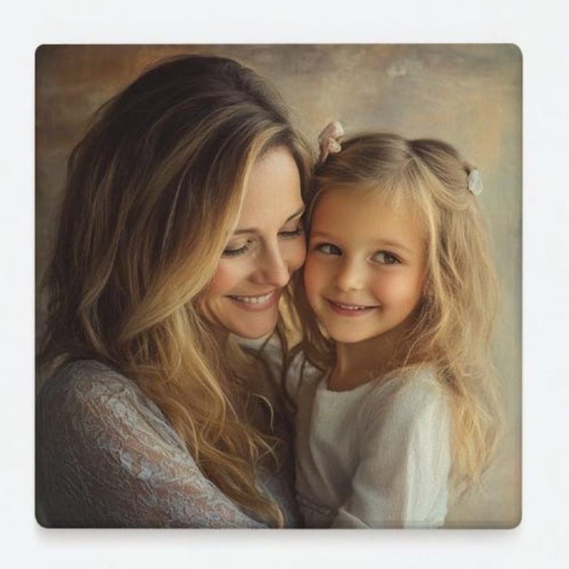 TEMU Sottobicchieri personalizzati con foto, 1 pezzo, Sottobicchieri con foto personalizzata, Sottobicchieri in acrilico con foto, Regali con foto,