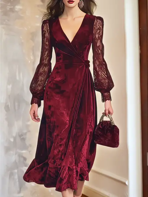 long lace dresses for women sold on Temu United States long lace dresses for women sold on Temu United States