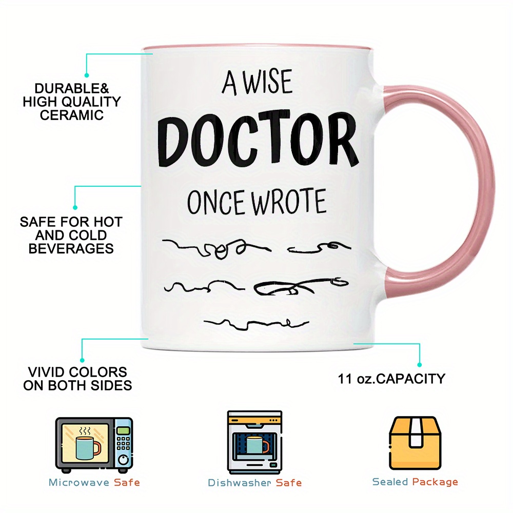 1pc 11oz   coffee mug a wise   ceramic coffee cup perfect gift for  s   ideal for home or office use 3