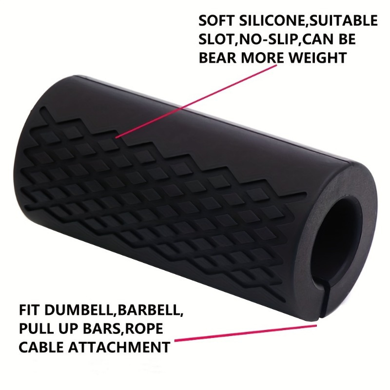 silicone barbell grips adapter high density non slip hand grip enhancer for dumbbells fixed style multiple colors sku specific 8