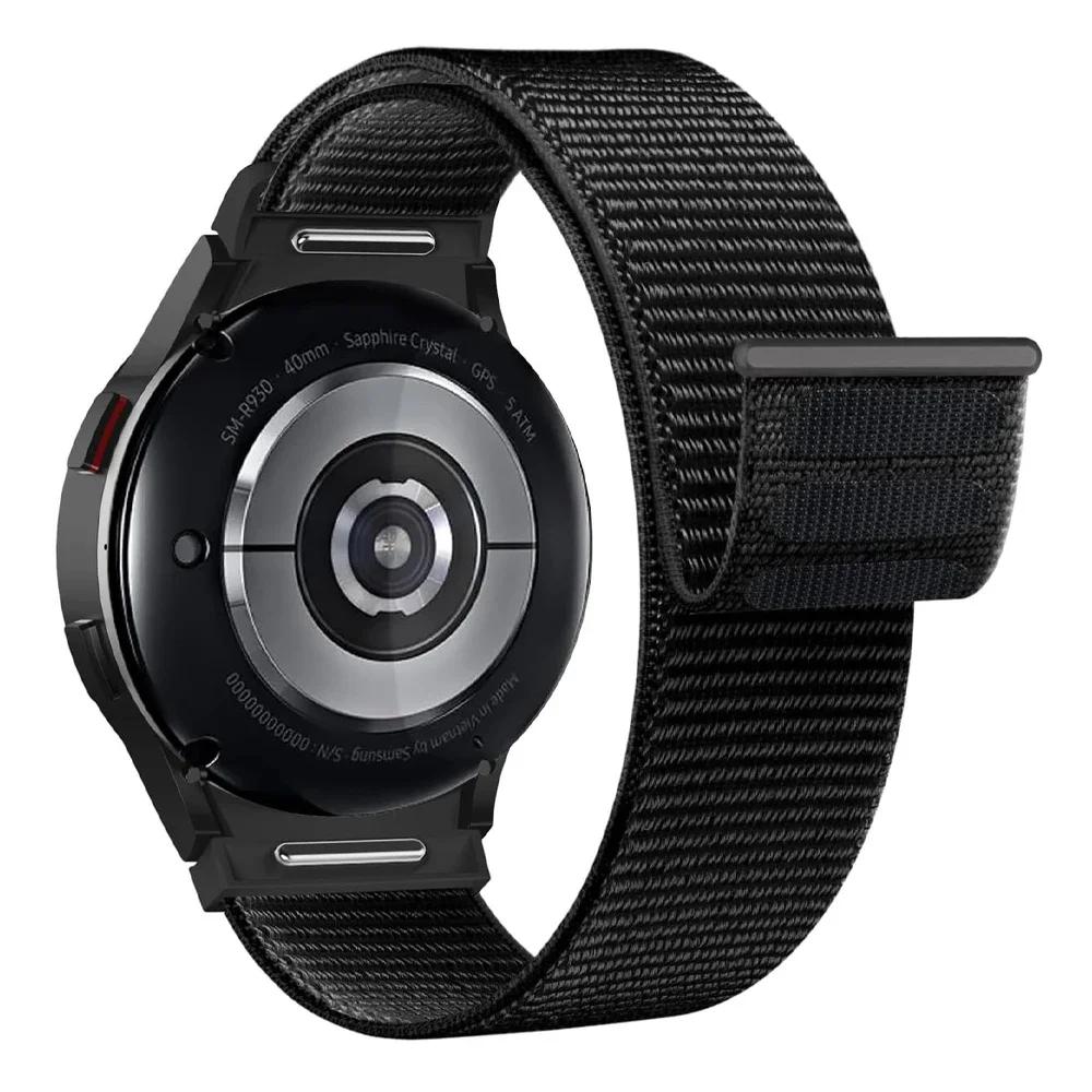 20mm Watch Band For Galaxy Watch 7/6/4/classic/5 Pro 44mm 40mm Wrist Nylon Strap Bracelet Galaxy Watch 7 Strap