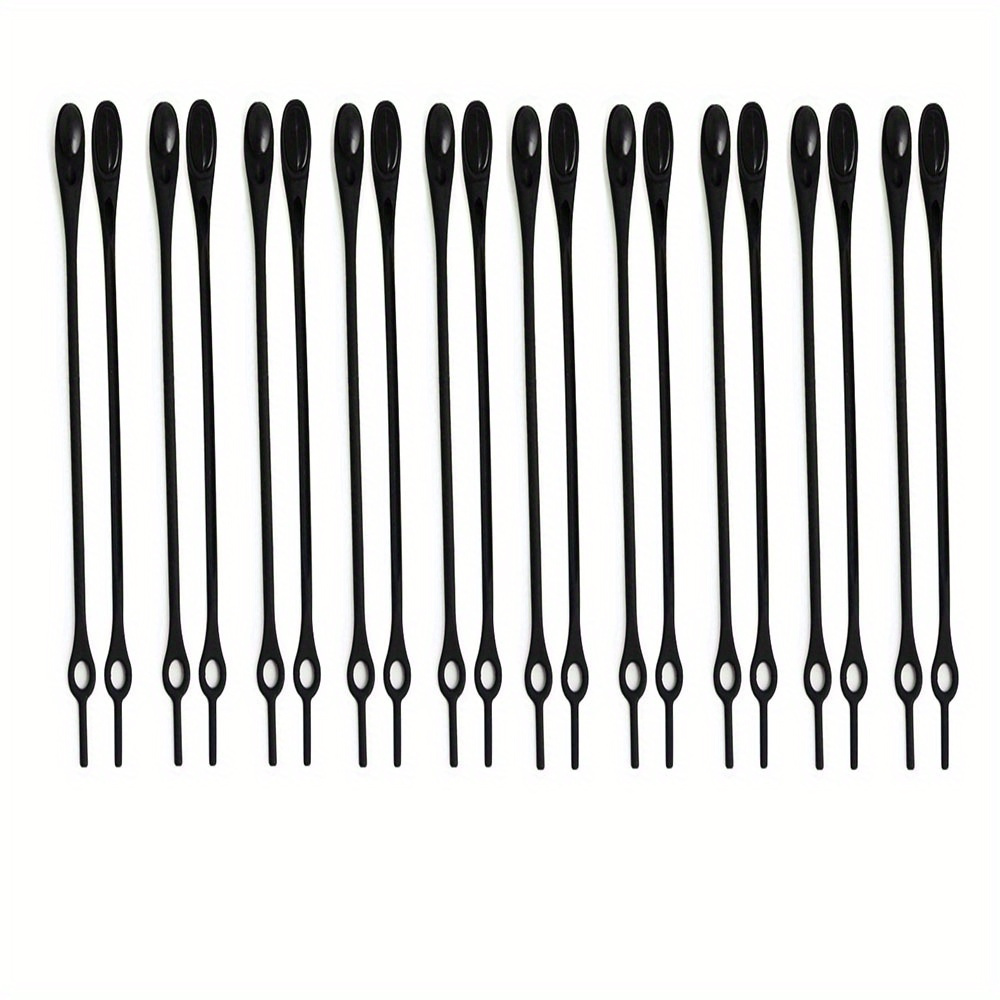 20pcs Free Tie Shoelaces, Sports Shoes Color Silicone Elastic Rope