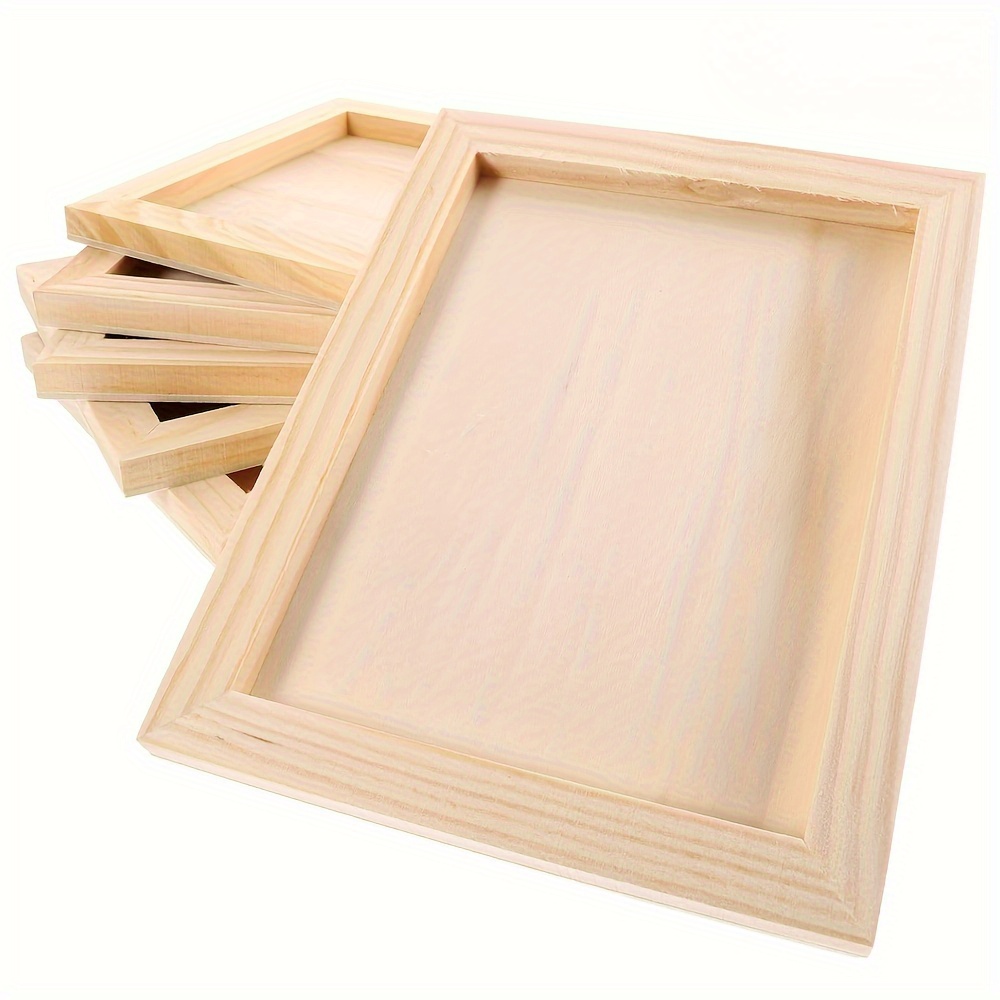 TEMU 5 Pack Wooden Picture Frame For Brickearth Picture Frame Arts & Crafts