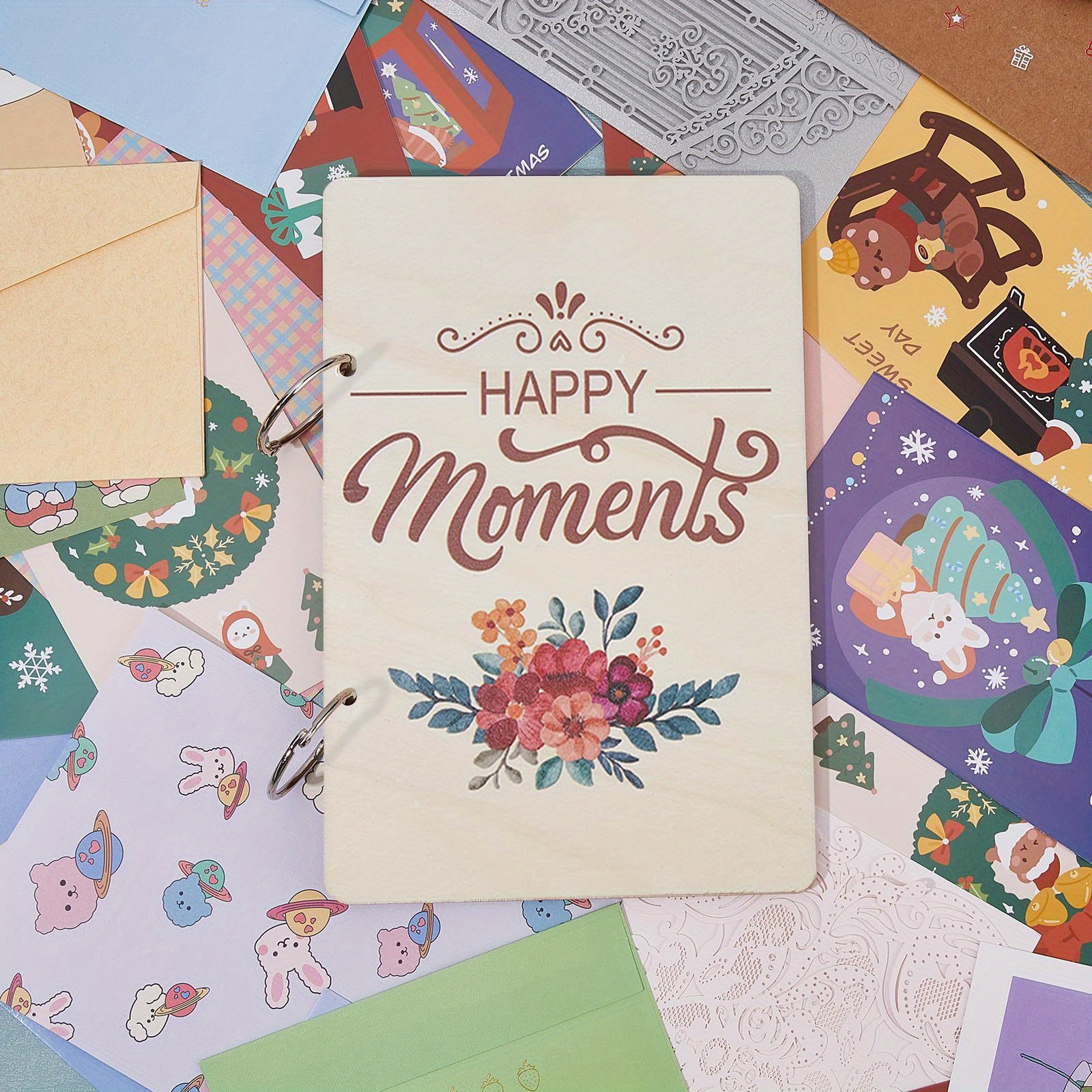 greeting card keepsake binder Amazon.com: Magiarcana greeting card book organizer,christmas card photo  album,birthday card organizer binder,for greeting card box keepsake storage  and display,holds 84 cards (orange) : Home & Kitchen main image 1