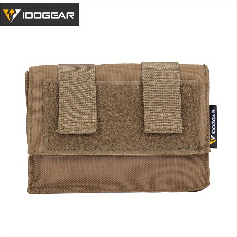 Image of Idogear Tactical Helmet Bag Versatile Tactical Helmet Cover Detachable Rear Bag Made Of 500d Nylon For Ops Fast Bj Pj Mh Style Helmets