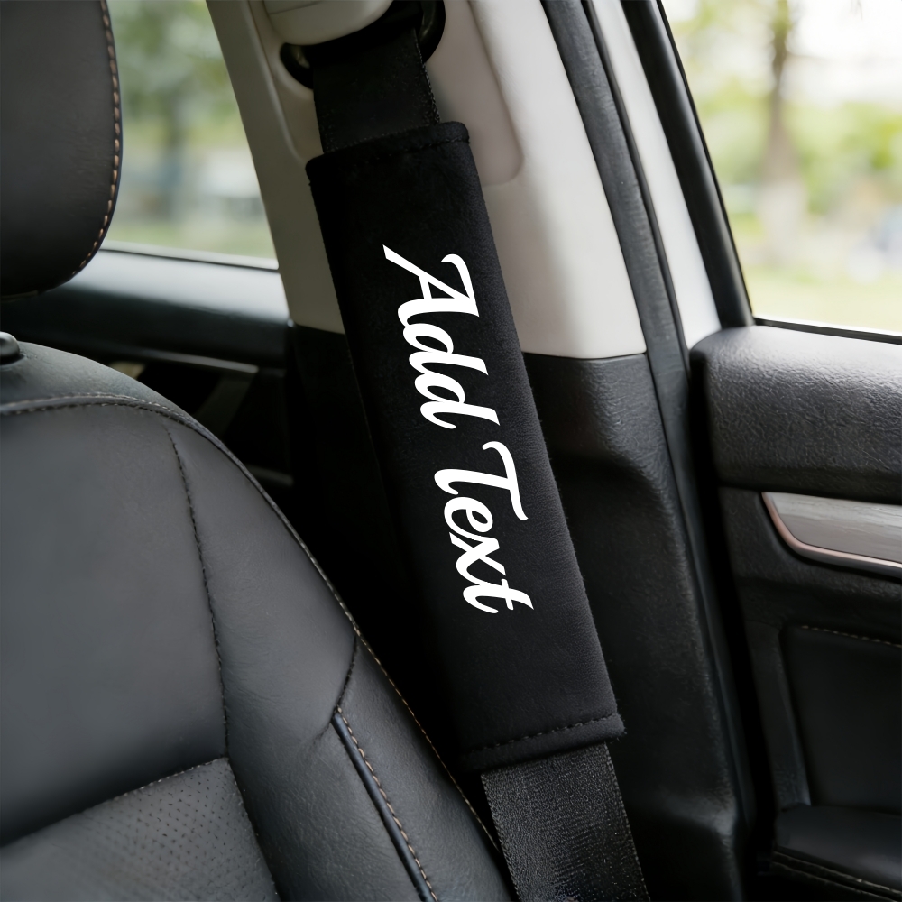 TEMU 5/2/1pc Safety Belt Shoulder Pad Personalized Custom Car Anti-chafing Comfortable Decor Safety Belt Protection Car Seat Belt Shoulder Pad