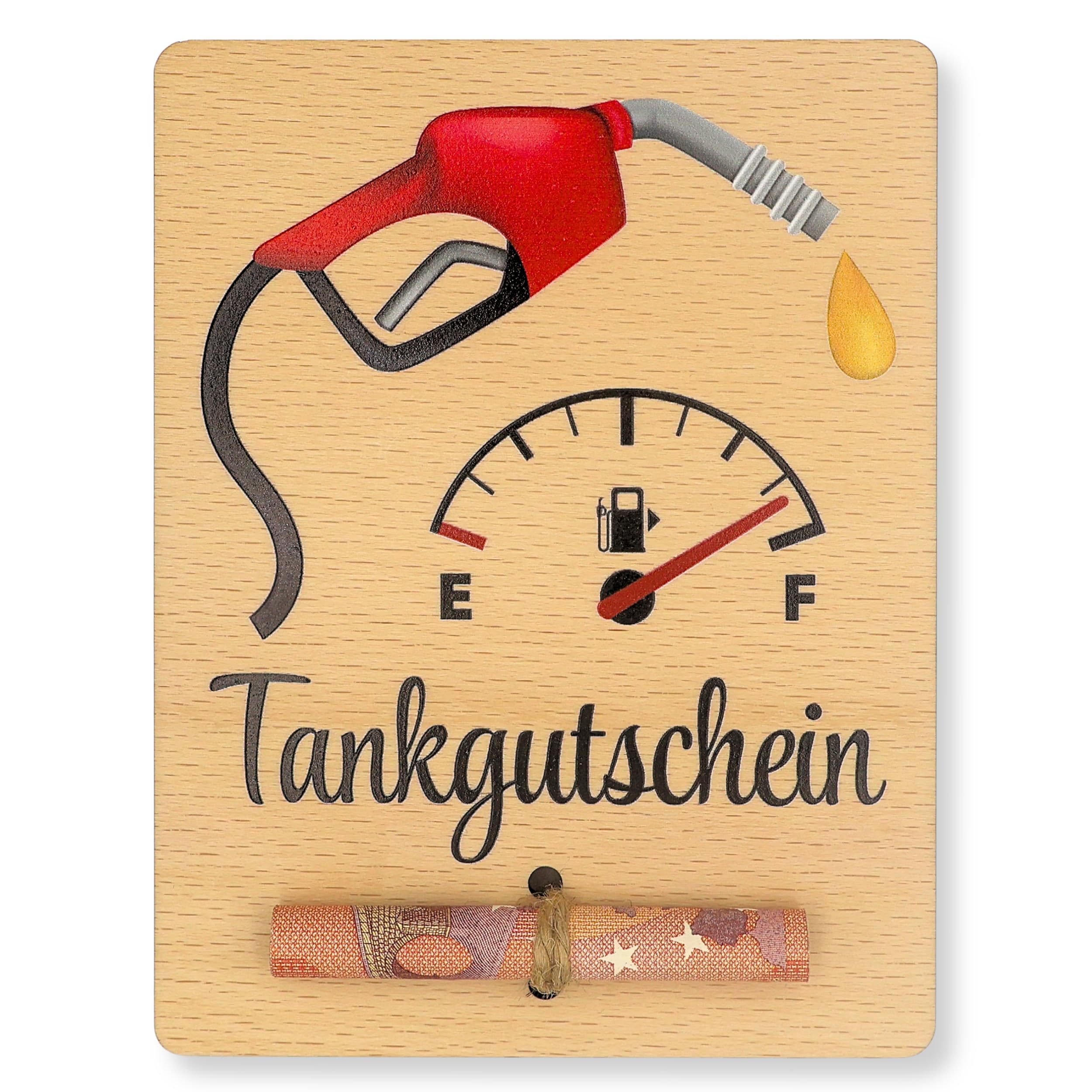 1pc vintage gas pump wooden card 5 12 x 3 94 inches colorful wood grain print with tankgutsseein design driver license pass fuel pump illustration ideal for car enthusiasts milestone celebrations
