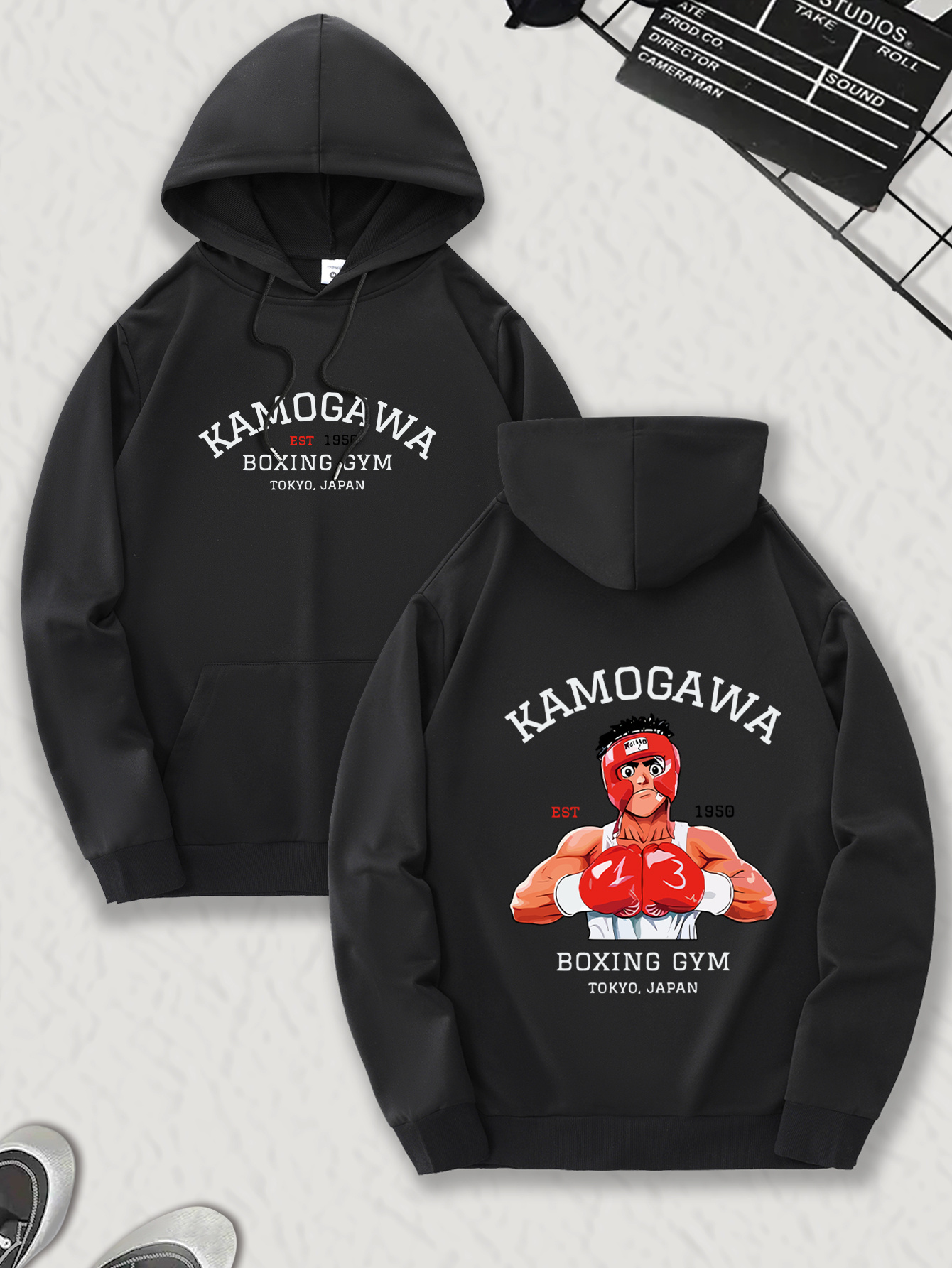 sudadera hombre kamogawa boxing gym sudadera casual Temu Mexico