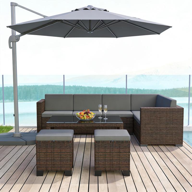 ottoman cubes set of 2 wicker outdoor ottomans
