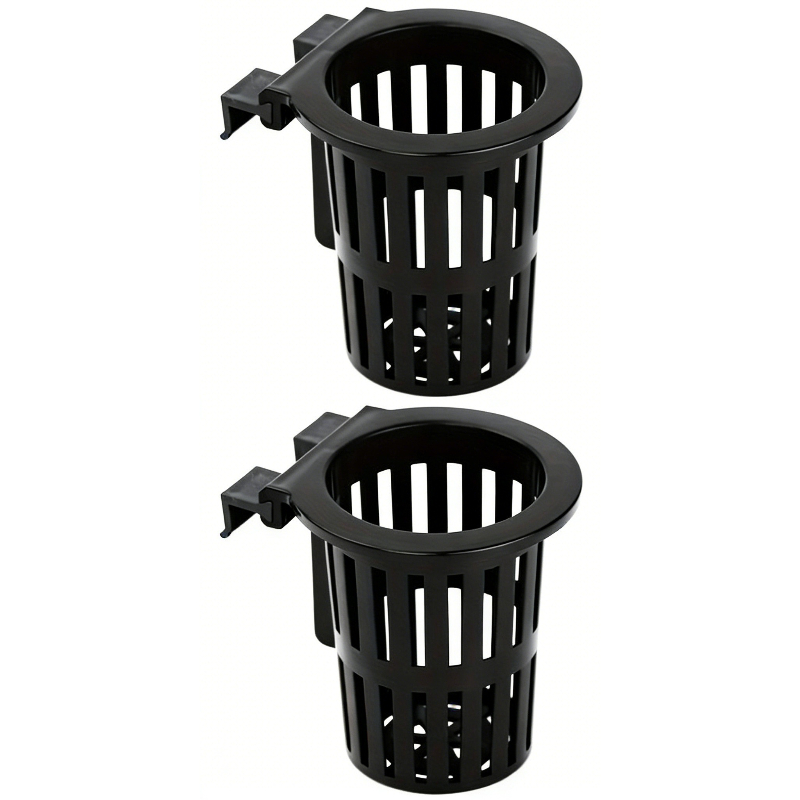 TEMU 2pcs Large Aquarium Plant Holder With Adjustable Height & - Transparent Aquatic Plant Pot Suitable For Freshwater/saltwater Fish Tanks,