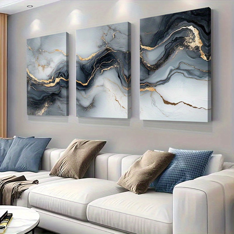 3-teiliges Afrikanische Frau Leinwand Wandbild – Triptychon Kunstdruck, Für Wohnzimmer-Dekoration (ohne Rahmen)