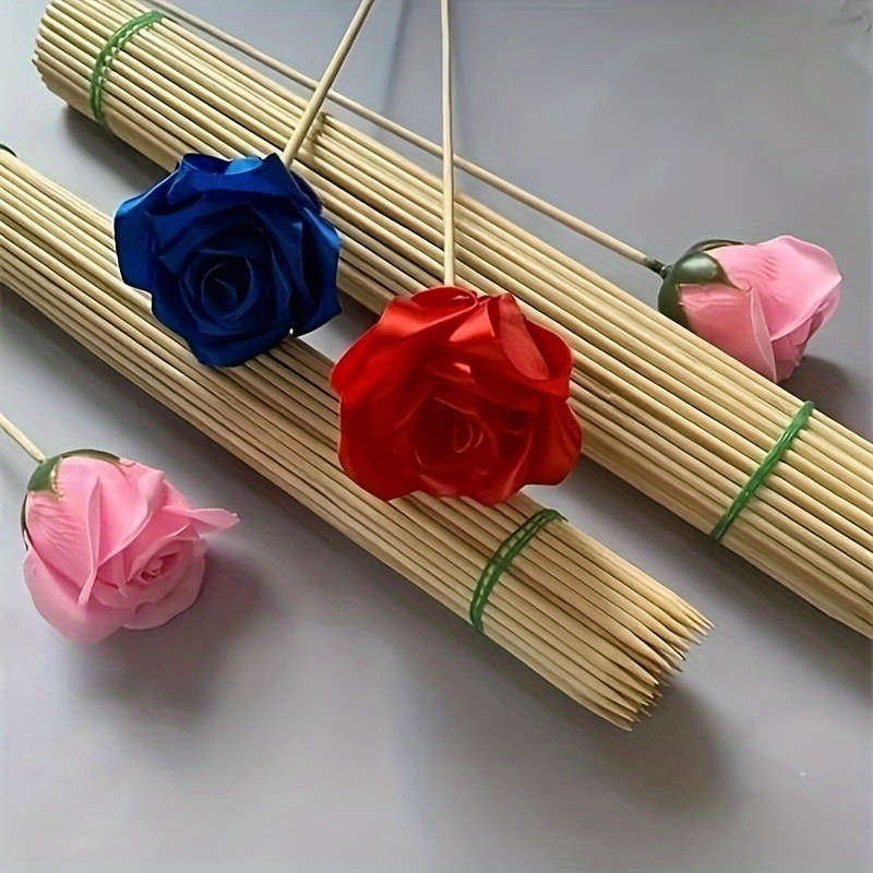 item picture approximately 50   sticks designed for crafting suitable for floral arrangements gift wrapping for valentines day and decorative projects for occasions like graduations and halloween