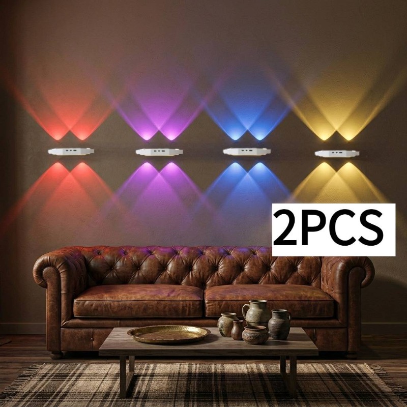 E-shop 2026 Neuer Stil RGB-Bewegungssensor-Umgebungslicht, magnetische bohrfreie Installation mit USB-Aufladung, zur Atmosphärenschaffung im