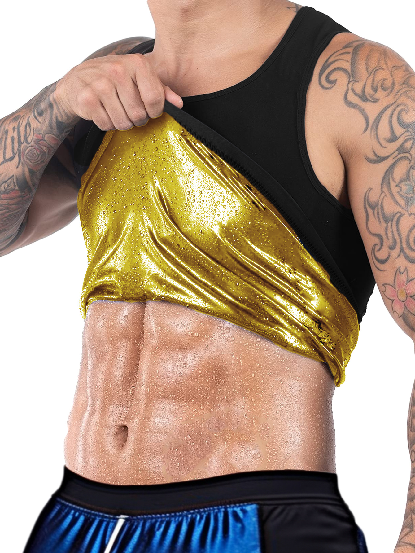 Pullover Sweat Kewlioo Heat Vest Waist Trainer Trapping Pullover