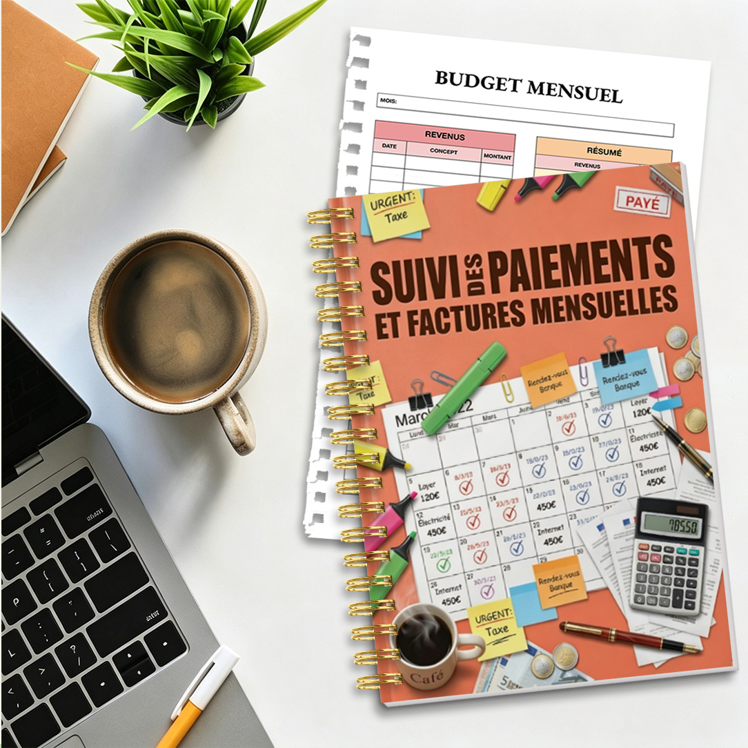 TEMU 1pc Danperji French Budget Planner Notebook - Expense Suitable For , Bill Payment With Weekly Expense Pages, A5 Size Financial Journal Gift For,
