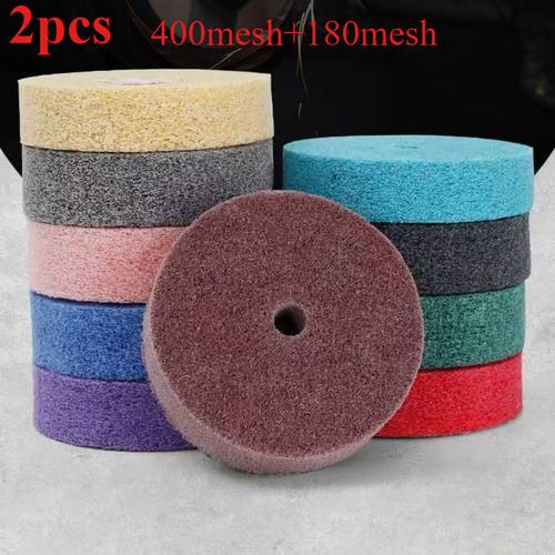 item picture 2pcs set of grinding and polishing wheels 180 grit 400 grit suitable for grinding and polishing a grinding wheel set for household diy use