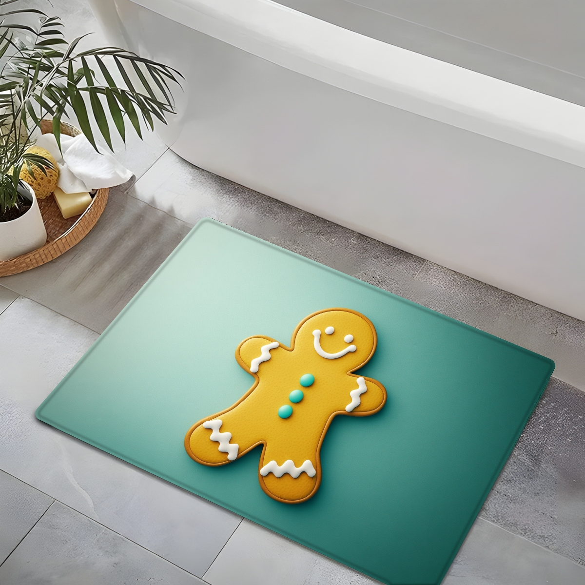 Paillasson De Salle De Bain Violet, Tapis Antidérapant De Salle De Bain