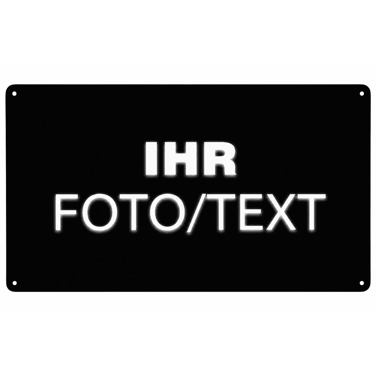 2d Flat 1pc Metal Sign, Sign Yourself Sign Individual Sign Personalized With Photo Sign Hotel School Company Garage (20x30cm/8x12 Inches)