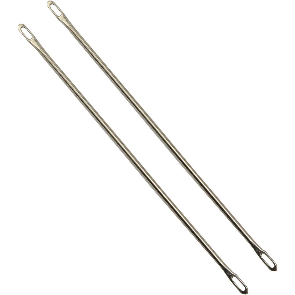 TEMU 2 aghi di trasferimento a occhio per macchina per Brother KR-830, KR-838, KR-850, lunghi 9 cm