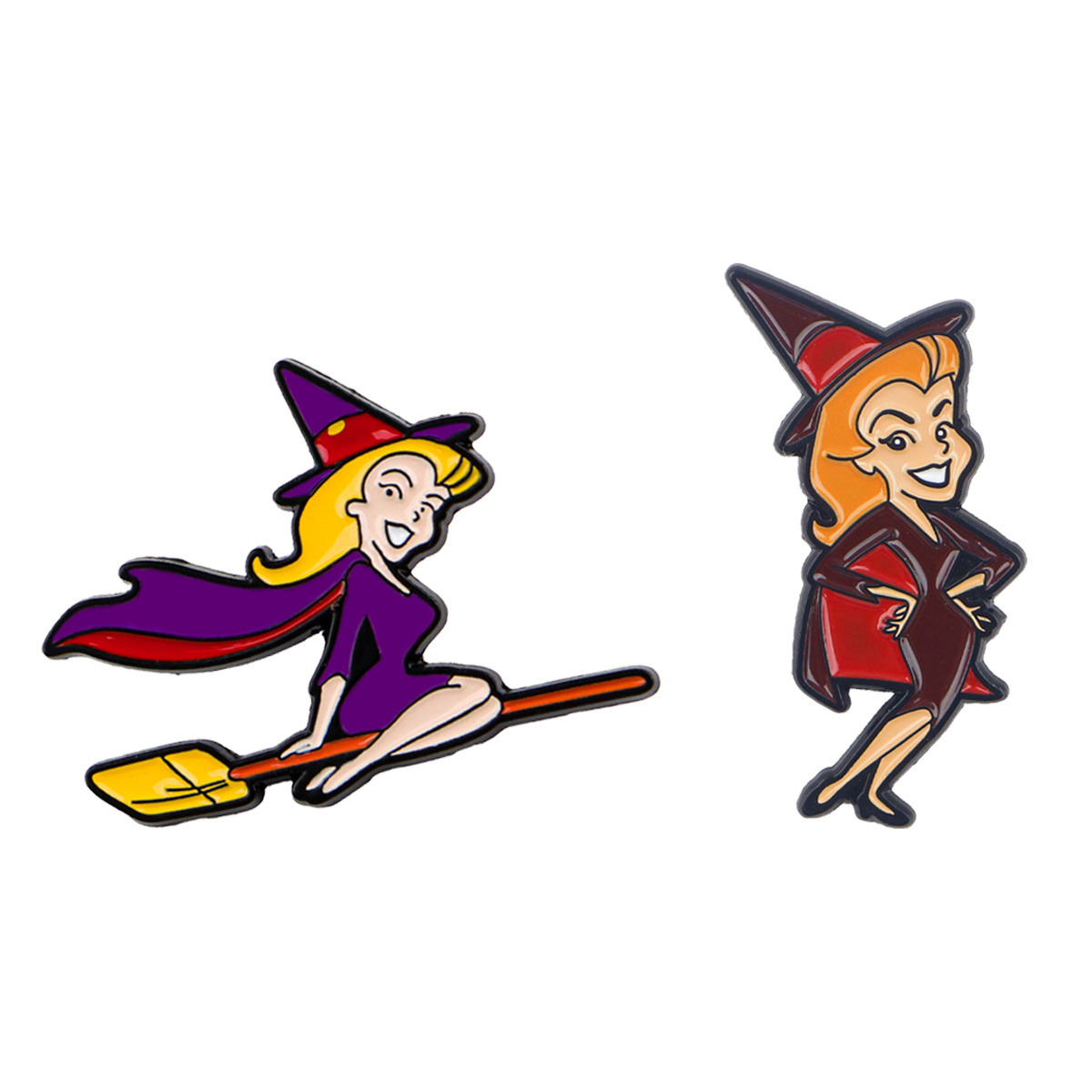 TEMU 2pcs Halloween Enamel Pin Cartoon Pins Gift Briefcase Badges Badges On Backpack Brooch For Clothes Cute Things Brooches