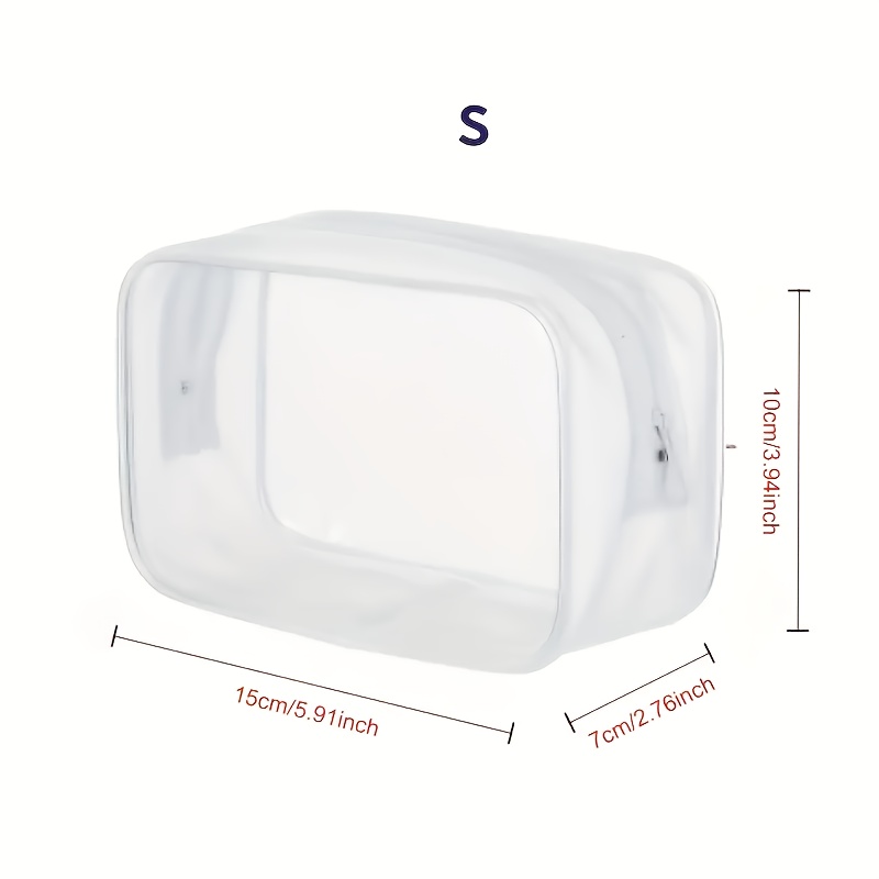 TEMU Beauty Case da Viaggio Portatile con Cerniera | Trousse Trucco Donna in Silicone | Organizer Cosmetici Antigoccia e Inodore | Porta Rossetti e