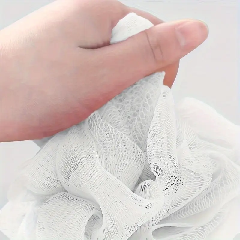 one soft bristle long handle shower brush with mesh foam japanese exfoliating back scrubber multifunctional 2 in 1 bath brush suitable for showers and light beige massage Product details 4