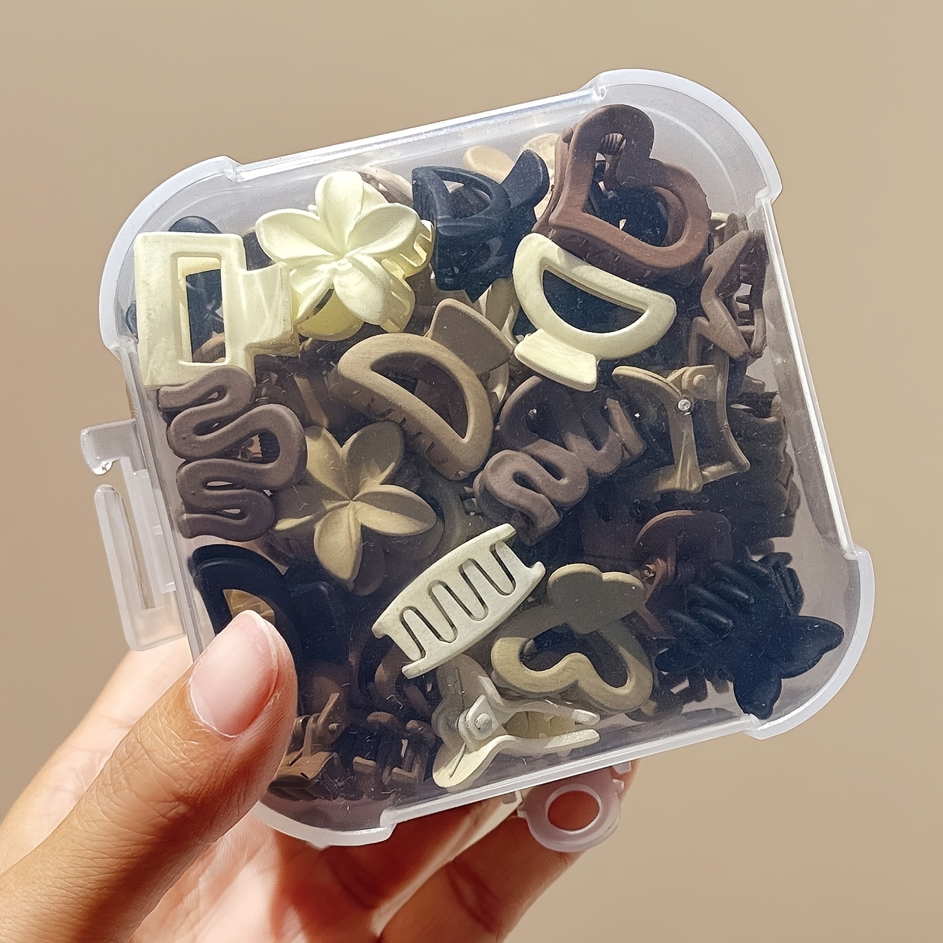 TEMU 11pcs Set Of Mixed Frosted Claw Clips, Upgraded Version, Reinforced, Versatile And Easy Hair Clips, Additions For, Mother's Day Gift