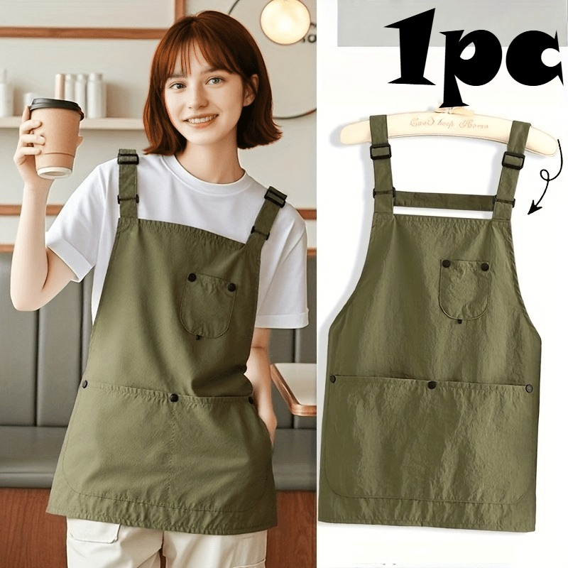 TEMU 新作 和風 高品質 大人用 キッチン 家庭用エプロン 調理用エプロン 専用作業着 通気性 おしゃれで流行りに敏感 多用途でシンプル 男女兼用 キッチン向け