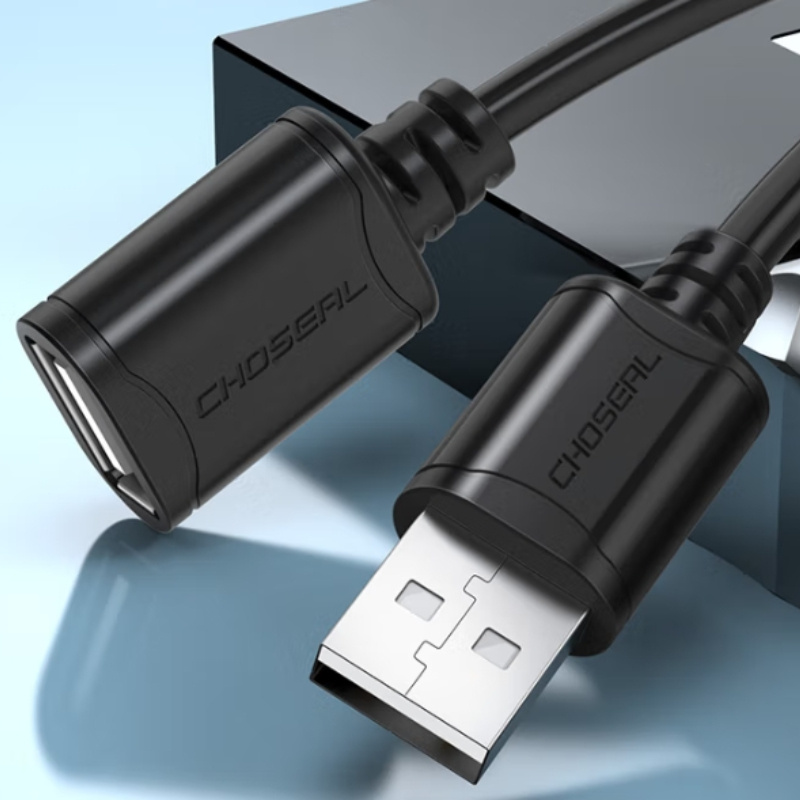 Visscho High-Speed USB 2.0 Extension Cable - AM/AF Male to Female, 10-20W Power, Durable PVC, Compatible with Laptops, Desktops, Car Recorders, U Disks, Mice, Keyboards, Game Controllers, Printers - USB Data Cable, USB Cable, Versatile Connectivity, Sleek Design, Sturdy Construction, Usb Extension Cable, Extension Wire, Pc Accessories, Keyboard Cable, Laptop Accessories, Charger Fast Charging 5 Visscho High-Speed USB 2.0 Extension Cable - AM/AF Male to Female, 10-20W Power, Durable PVC, Compatible with Laptops, Desktops, Car Recorders, U Disks, Mice, Keyboards, Game Controllers, Printers - USB Data Cable, USB Cable, Versatile Connectivity, Sleek Design, Sturdy Construction, Usb Extension Cable, Extension Wire, Pc Accessories, Keyboard Cable, Laptop Accessories, Charger Fast Charging - Image 5