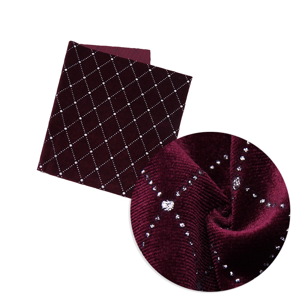 Image of 1pc Glitter Velvet Fabric - 7.87*12.99inch(20*33cm) Sparkling Polyester For Diy Sewing, Table Runners, Wedding Dresses, Pillowcases, And More - Hand Wash Only, Sewing Supplies Accessories