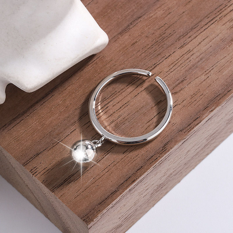 Women's Personalized Shiny Transfer Bead Ring