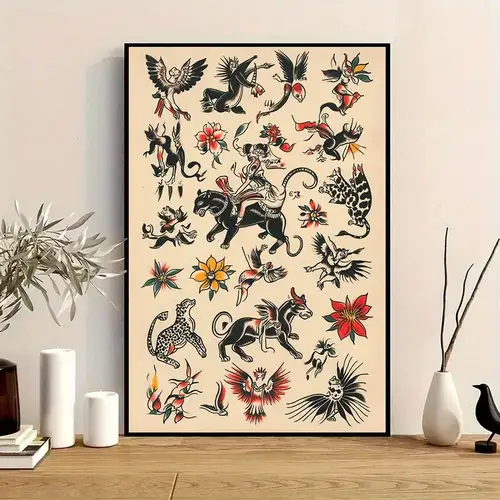 tattoo flash art sold on Temu Japan tattoo flash art sold on Temu Japan