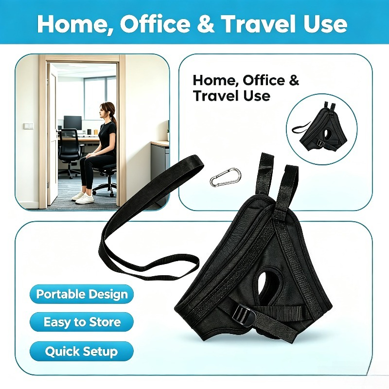 TEMU Bande de résistance pour Pilates - une bande de résistance portable et confortable, facile à installer et à . Bande de résistance durable avec