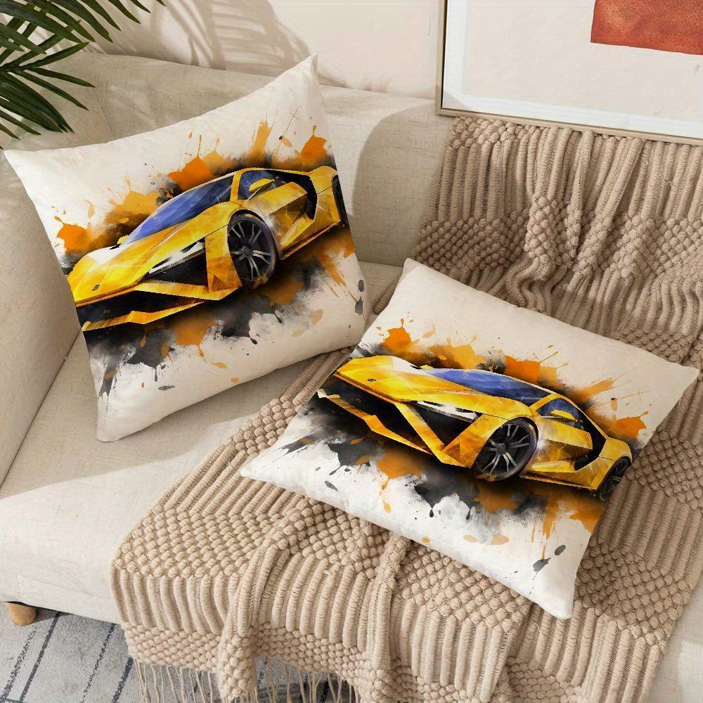 Plush Car Throw Pillow Cute Car Shaped Plush Cushion,30 Cm Soft