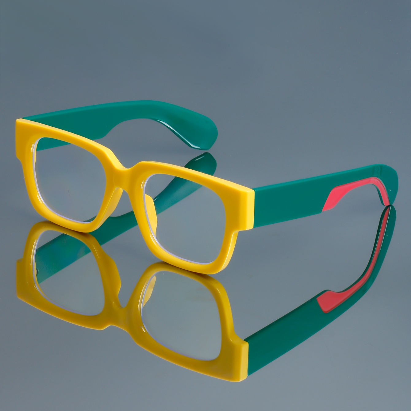 Image of New Fashionable Square Frame Glasses, Classic And Versatile , Suitable For Women And Men As Everyday Glasses For Photography And Decoration