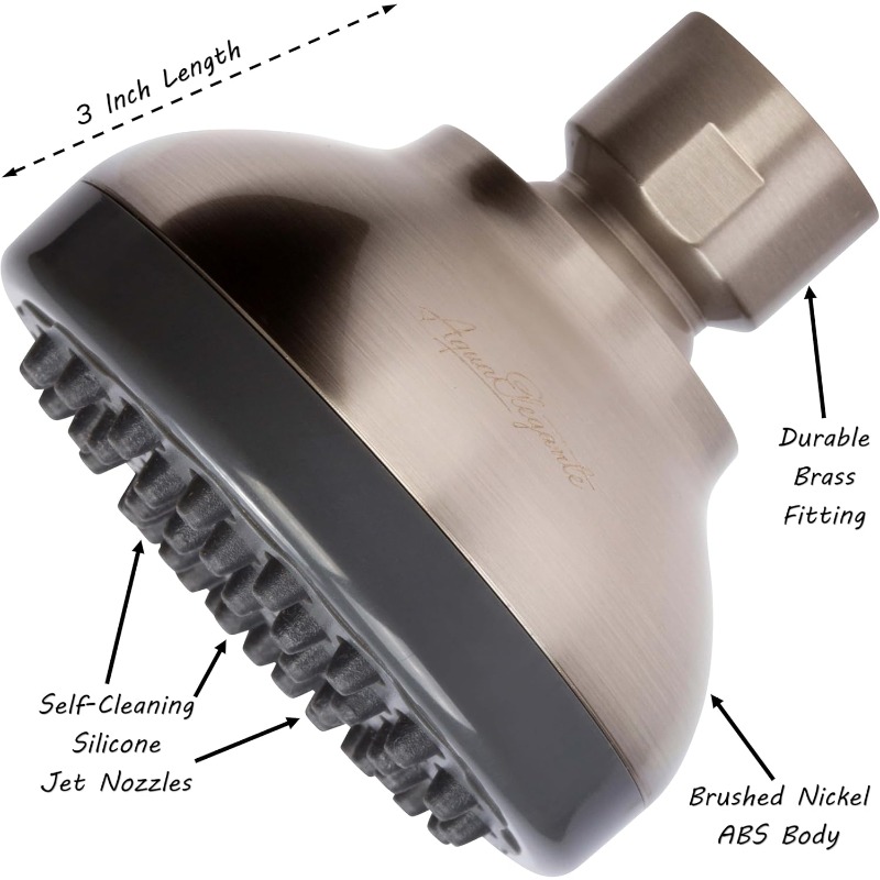 High Pressure Shower Head Compatible for Low Flow Showers