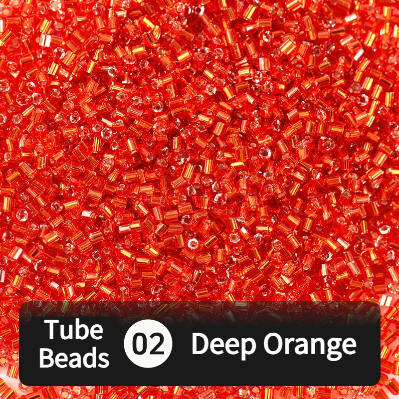 680pcs Hex-Cut Tube Beads for Beading & Jewellery Making