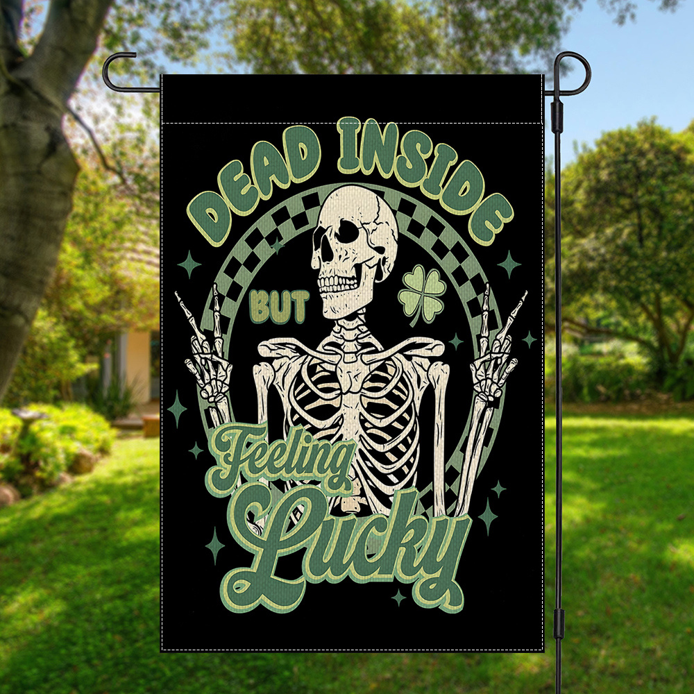 

1pc 's Day Garden Banner, Double-sided Polyester Outdoor Decor, Multipurpose Weather-resistant Yard Flag, ' But ' ' Design, With No Flagpole Included, For Home & Garden, 12x18in