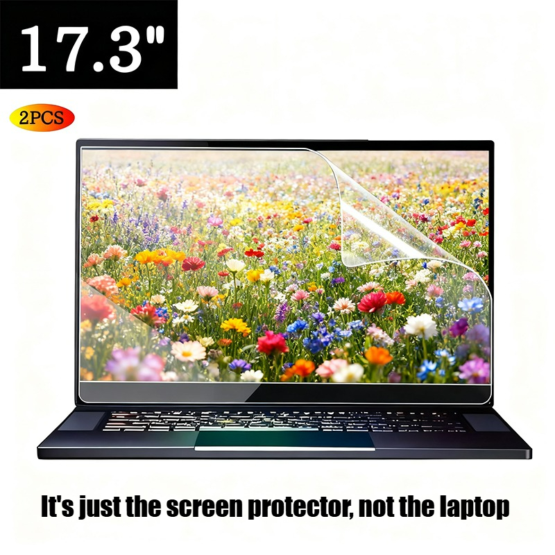   2pcs17 3 laptop screen   9   ratio pet material matte anti glare 5h hardness scratch fingerprint resistant laptop screen protector   durable protection laptop screen protector