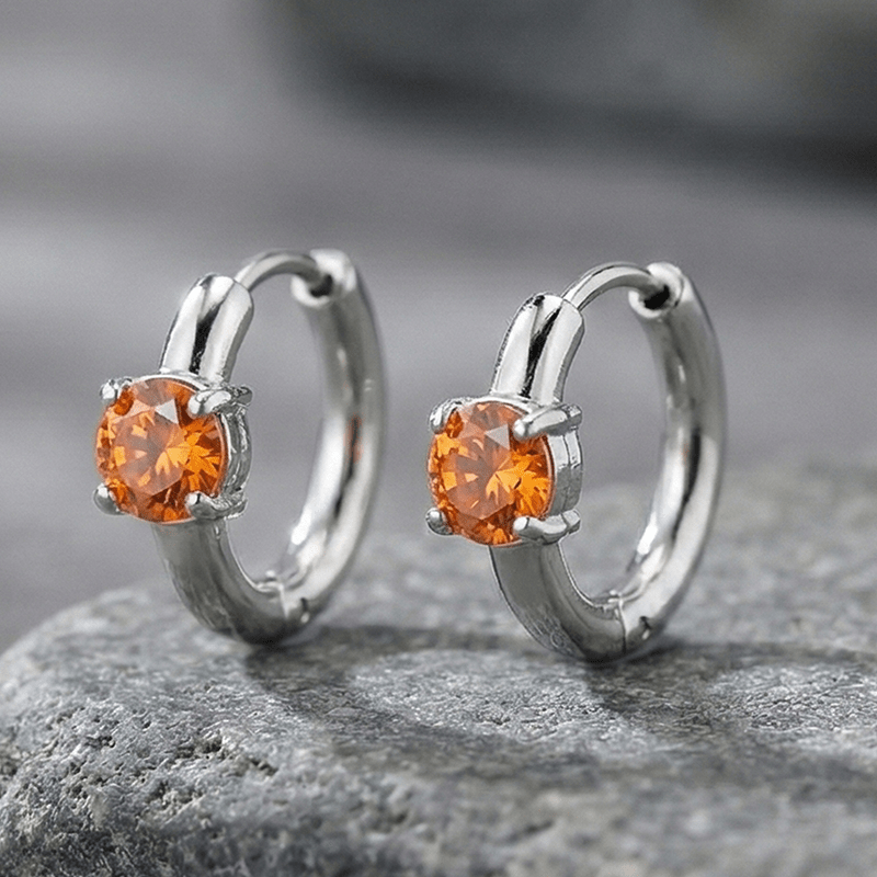 0.5 Carat Stylish Moissanite Earrings, Classic Design