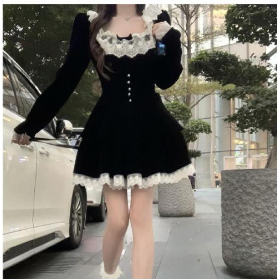 chinese dress ladies White and Black Velvet Long Prom Dress, Mermaid Off the Shoulder Party
