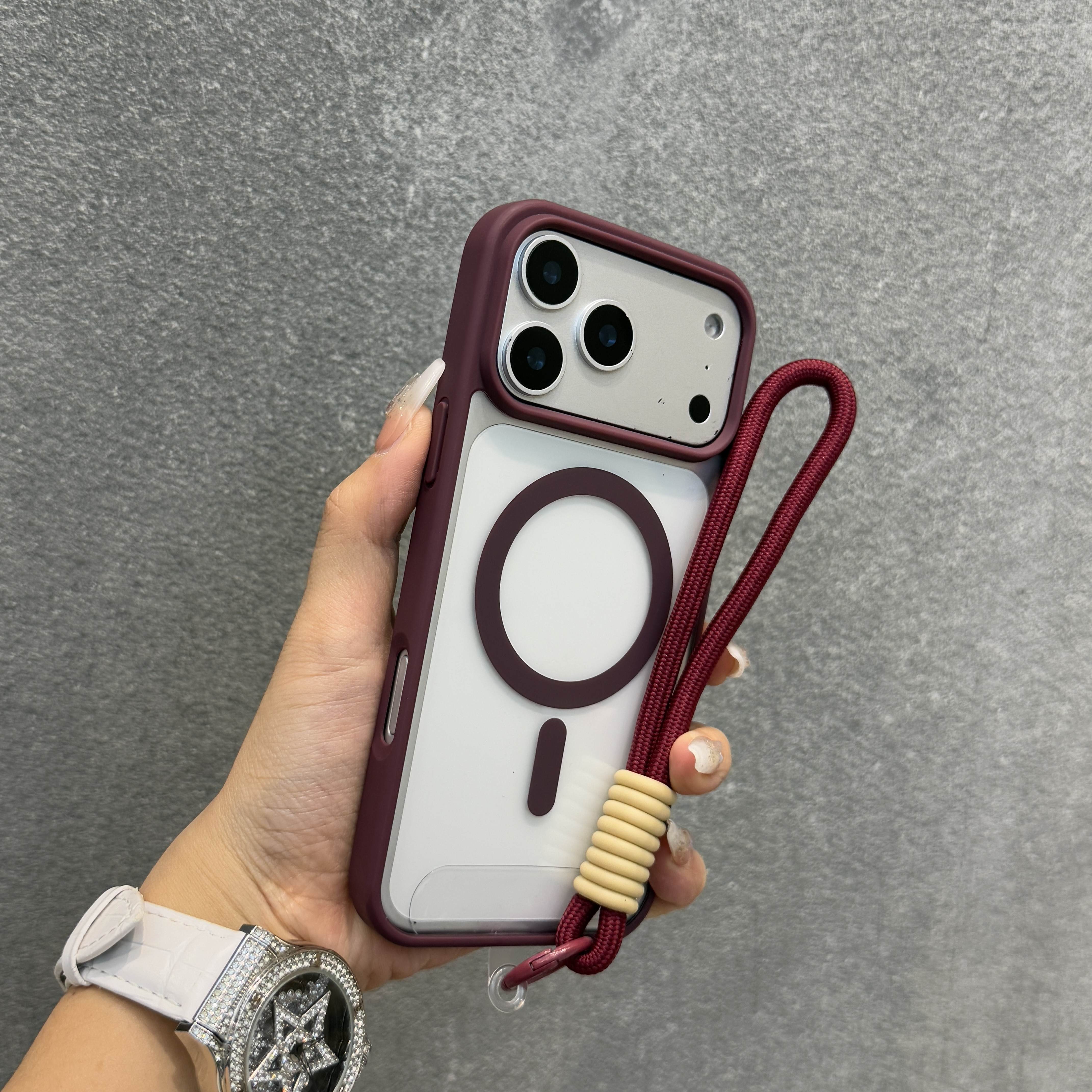 TEMU Phone Case - Matte Cooling Magnetic Case For Iphone 15 16 14 12 11 Pro