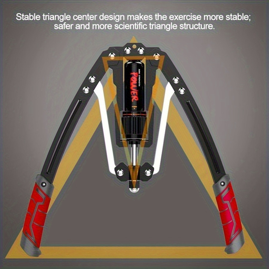 2pcs hydraulic adjustable arm trainer home fitness equipment with non   smooth hydraulic   system suitable for upper limb chest and abdominal muscle training black hand   fashionable fitness accessories Product details 7