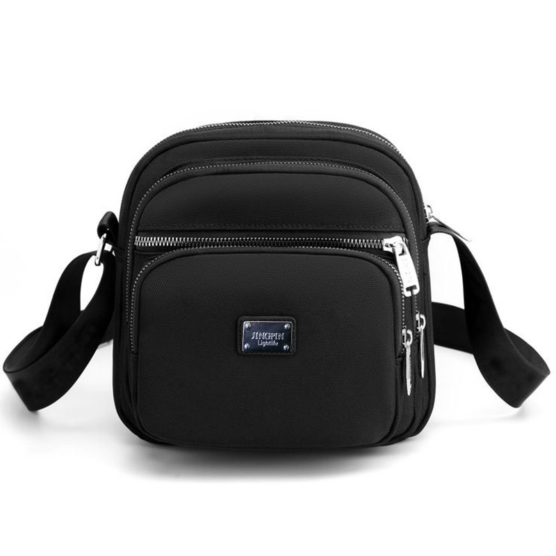 Image of Women's Handbag - New Neutral Women's Crossbody Bag With Single Shoulder Strap, Multi-layered Mini Square Bag For [with Random Zipper ]