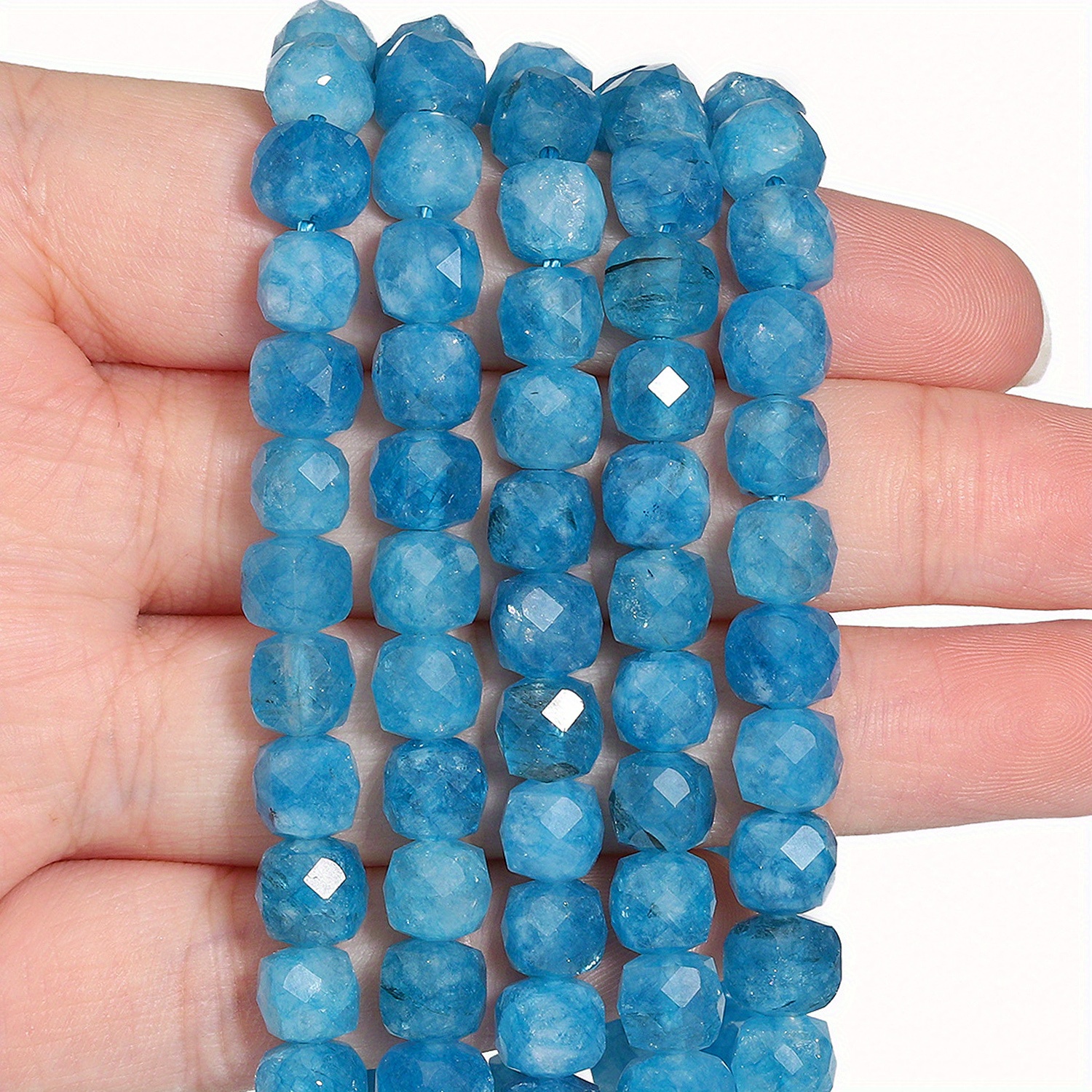 

Apatite Stone 7mm 22/46pcs For Jewelry Making Diy Beading Bracelets Necklace Accessories Craft Supplies