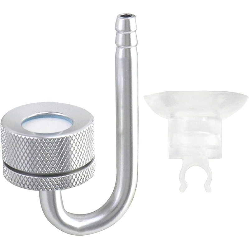 TEMU Fish Tank Atomizer, Co2 Diffuser, With Suction Cups And U-tube, For All Types Of Aquariums, Without Battery