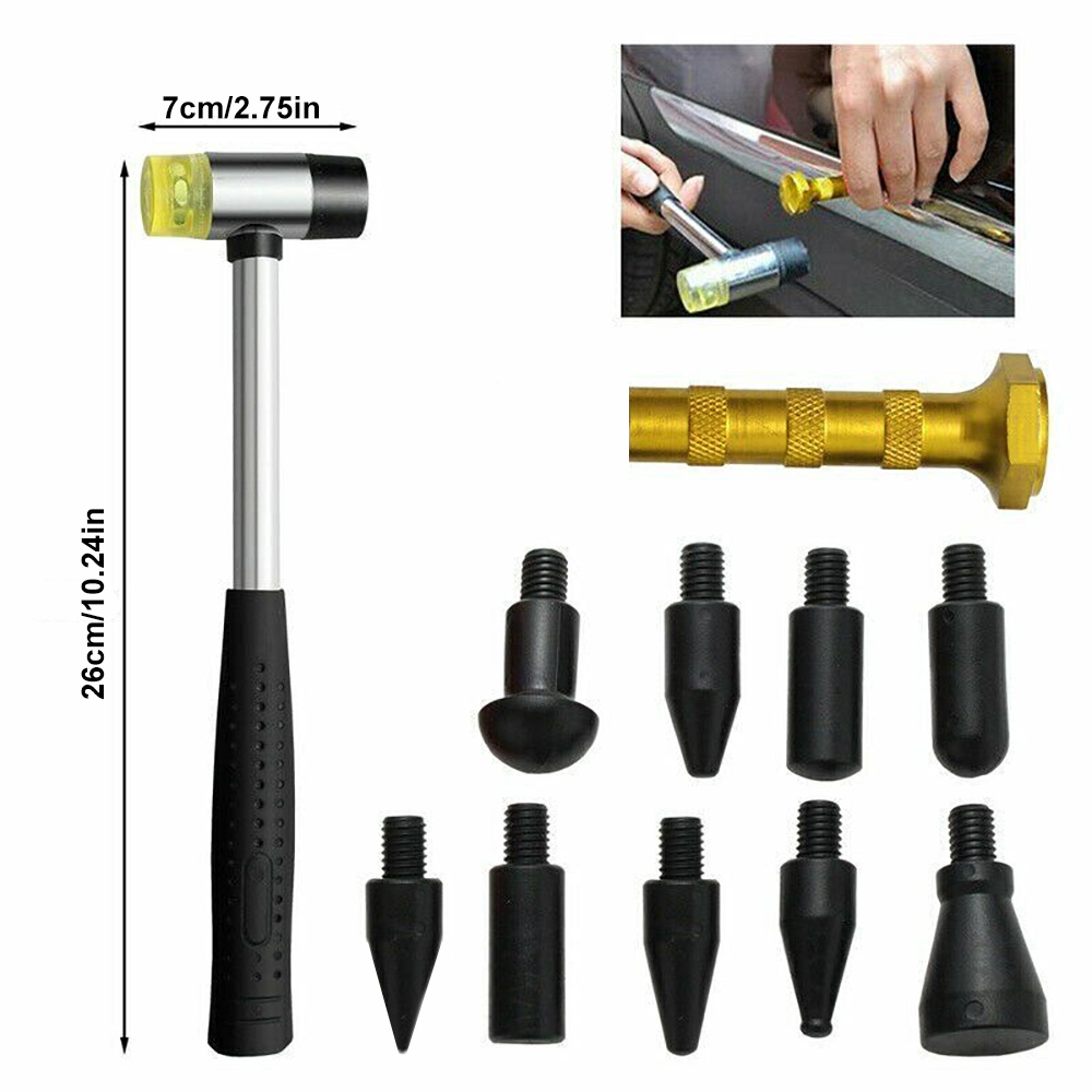57pcs Professional Paintless Dent Repair Rod Kit, Auto Body Tool Set