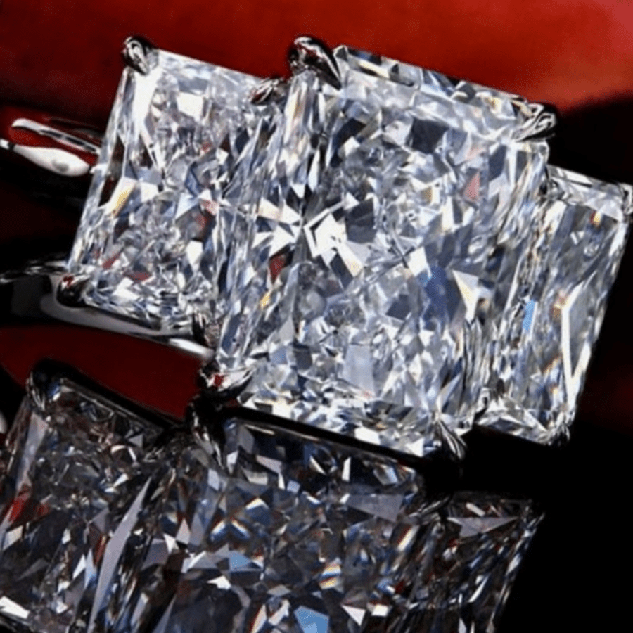 Princess Cut Zirconia Ring Timeless Elegance Anniversary Gift